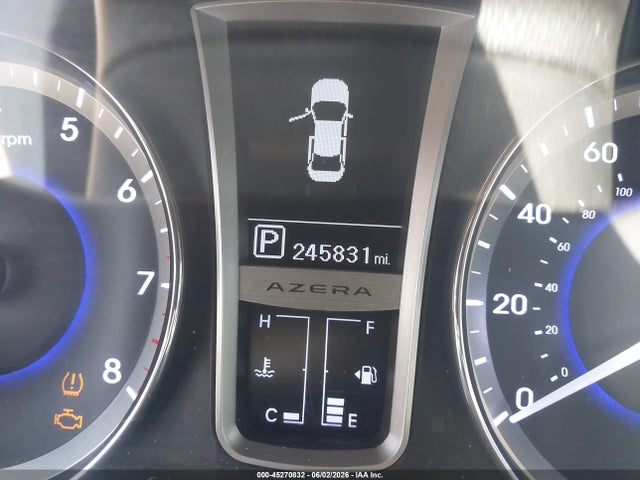 Продажа на аукционе авто 2013 Hyundai Azera, vin: KMHFH4JG5DA313840, номер лота: 45270832