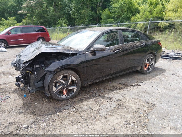 2021 Hyundai Elantra Sel მანქანა იყიდება აუქციონზე, vin: KMHLN4AG0MU146247, აუქციონის ნომერი: 45270839