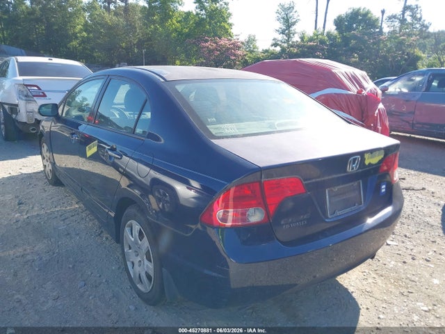 2008 Honda Civic Lx მანქანა იყიდება აუქციონზე, vin: 2HGFA16578H530670, აუქციონის ნომერი: 45270881