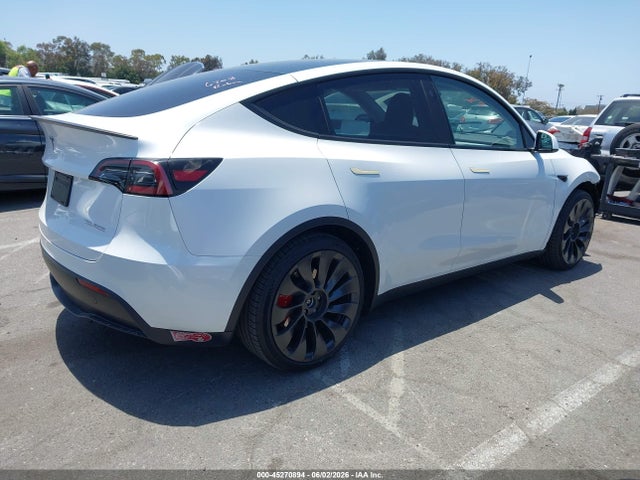 45270894 :رقم المزاد ، 7SAYGDEFXPF889701 vin ، 2023 Tesla Model Y Performance Dual Motor All-wheel Drive مزاد بيع