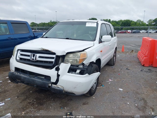 2006 Honda Pilot Ex-l მანქანა იყიდება აუქციონზე, vin: 5FNYF28596B052217, აუქციონის ნომერი: 45270947
