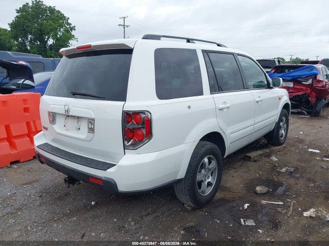 2006 Honda Pilot Ex-l მანქანა იყიდება აუქციონზე, vin: 5FNYF28596B052217, აუქციონის ნომერი: 45270947