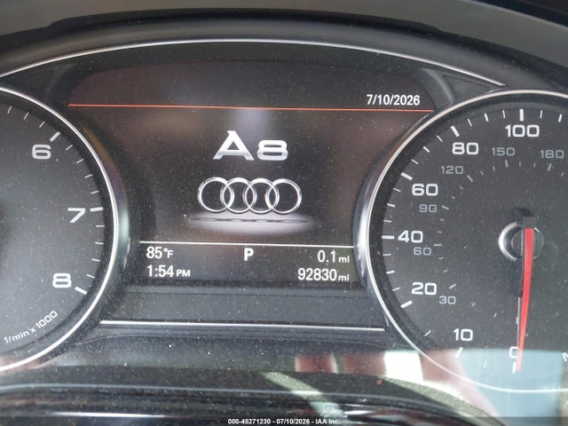 2017 Audi A8 L 3.0t მანქანა იყიდება აუქციონზე, vin: WAU44AFD7HN012762, აუქციონის ნომერი: 45271230