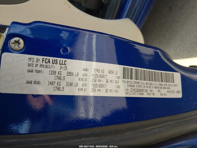 Dodge Grand Caravan Se 2019 2C4RDGBG9KR671061 Image 9
