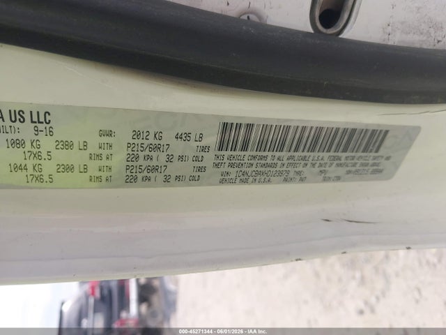 Aukcja sprzedaży 2017 Jeep Compass Sport Fwd, vin: 1C4NJCBAXHD123979, numer aukcji: 45271344