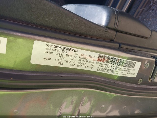 Продажа на аукционе авто 2013 Dodge Durango Sxt, vin: 1C4RDHAG4DC564650, номер лота: 45271381