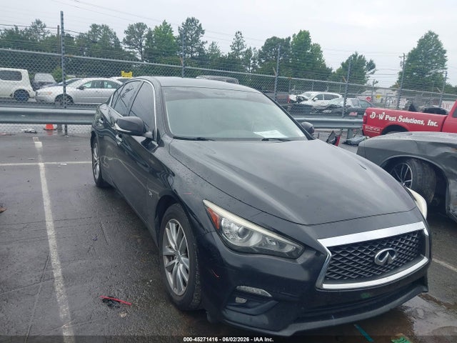 2018 Infiniti Q50 2.0t Pure მანქანა იყიდება აუქციონზე, vin: JN1CV7AR9JM280356, აუქციონის ნომერი: 45271416