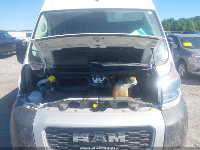 45271446 :رقم المزاد ، 3C6LRVCG2ME566383 vin ، 2021 Ram Promaster 2500 High Roof 136 Wb مزاد بيع