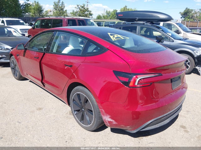 45271517 :رقم المزاد ، 5YJ3E1EAXSF030407 vin ، 2025 Tesla Model 3 Long Range Rear-wheel Drive/standard Rear-wheel Drive مزاد بيع