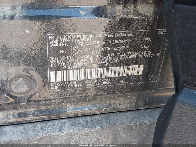 Toyota Rav4 Adventure 2020 2T3J1RFV7LC111235 Image 9