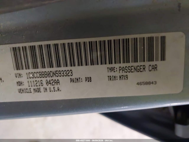 Aukcja sprzedaży 2013 Chrysler 200 Touring, vin: 1C3CCBBB0DN593323, numer aukcji: 45271580