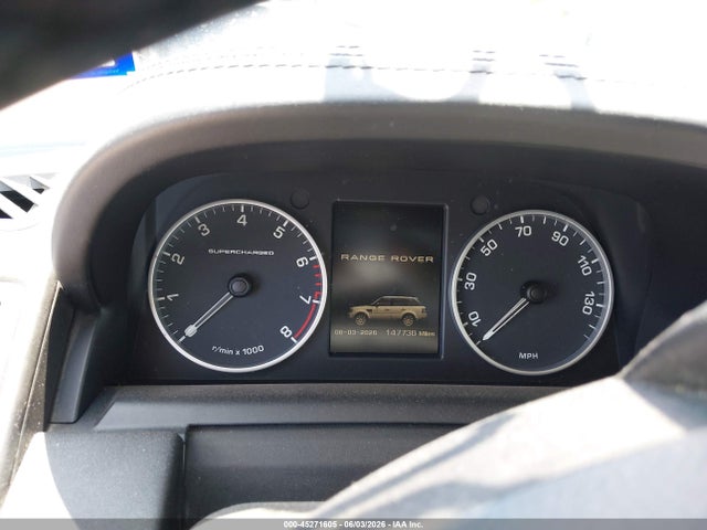 Продажа на аукционе авто 2013 Land Rover Range Rover Sport Supercharged, vin: SALSH2E41DA781144, номер лота: 45271605