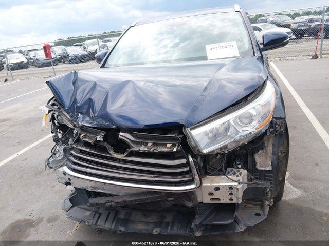 Aukcja sprzedaży 2016 Toyota Highlander Limited V6, vin: 5TDDKRFHXGS343855, numer aukcji: 45271679