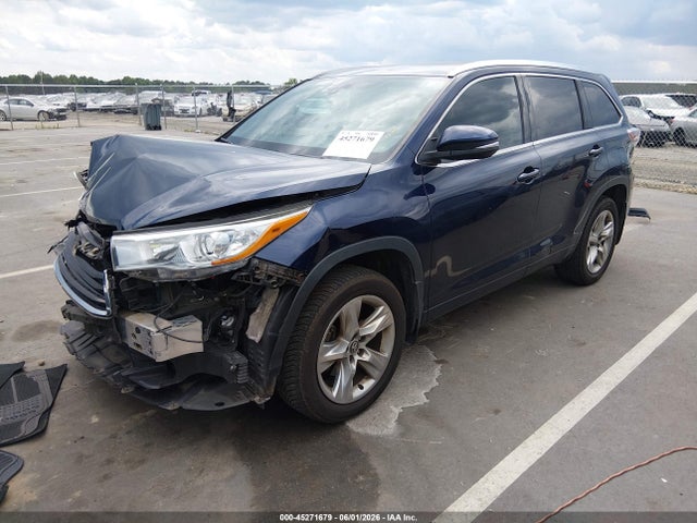 Aukcja sprzedaży 2016 Toyota Highlander Limited V6, vin: 5TDDKRFHXGS343855, numer aukcji: 45271679