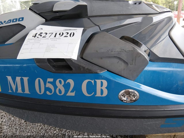 45271920 :رقم المزاد ، YDV39177A02000000 vin ، 2020 Seadoo Other مزاد بيع