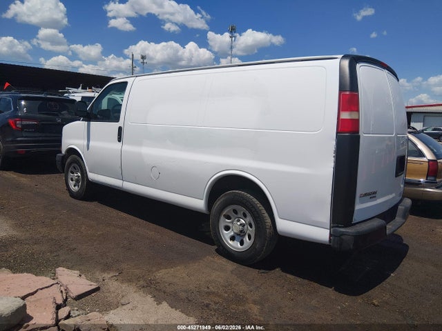45271949 :رقم المزاد ، 1GCSGAFX1D1129931 vin ، 2013 Chevrolet Express 1500 Work Van مزاد بيع