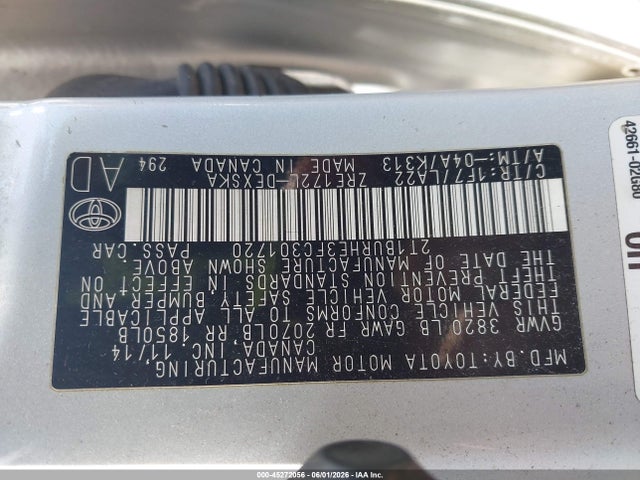 Продажа на аукционе авто 2015 Toyota Corolla S Premium, vin: 2T1BURHE3FC301720, номер лота: 45272056