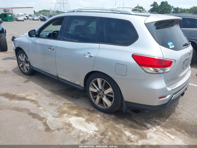 2014 Nissan Pathfinder Platinum მანქანა იყიდება აუქციონზე, vin: 5N1AR2MM1EC634485, აუქციონის ნომერი: 45272122
