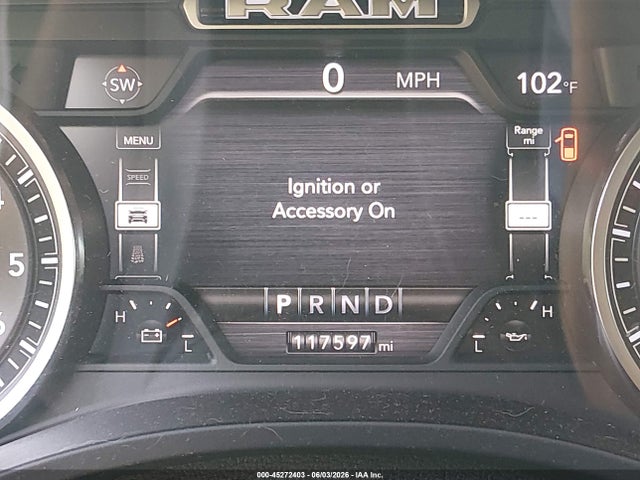 2021 Ram 1500 Laramie  4x4 5'7 Box მანქანა იყიდება აუქციონზე, vin: 1C6SRFJTXMN697266, აუქციონის ნომერი: 45272403