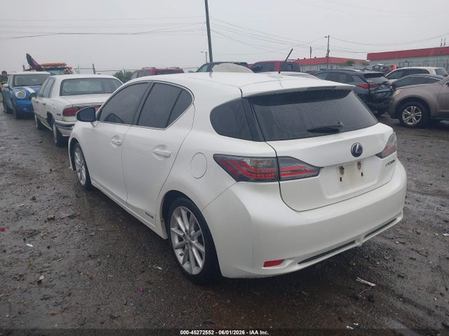2013 Lexus Ct 200h მანქანა იყიდება აუქციონზე, vin: JTHKD5BH7D2169731, აუქციონის ნომერი: 45272552