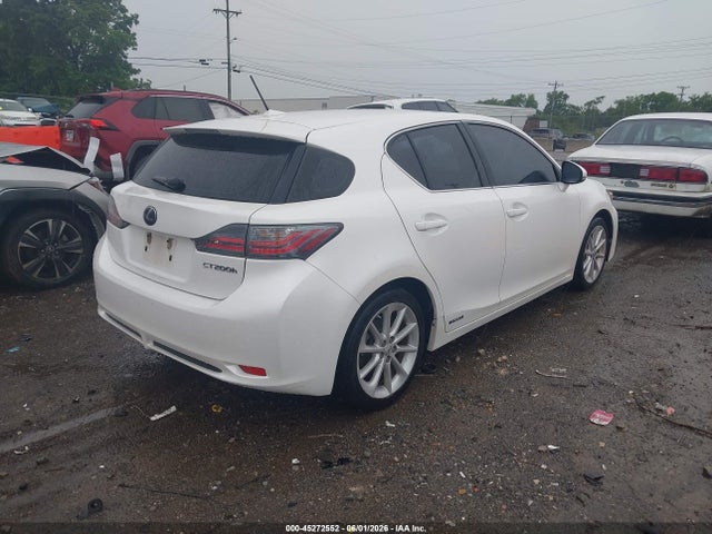 2013 Lexus Ct 200h მანქანა იყიდება აუქციონზე, vin: JTHKD5BH7D2169731, აუქციონის ნომერი: 45272552