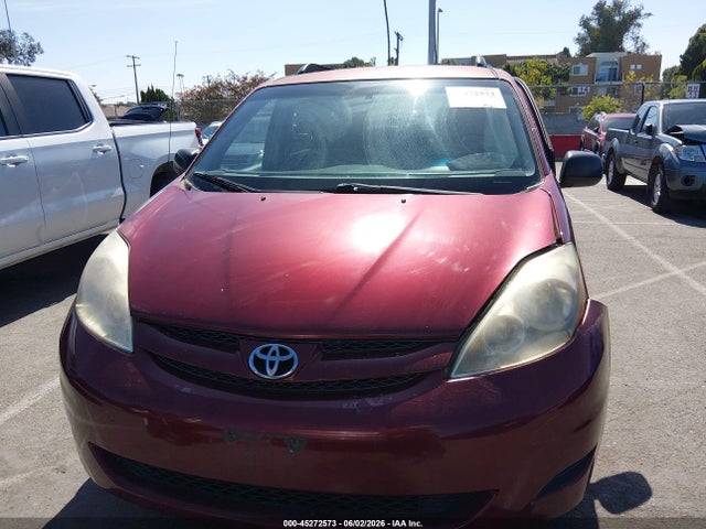 2008 Toyota Sienna Le მანქანა იყიდება აუქციონზე, vin: 5TDZK23C58S195847, აუქციონის ნომერი: 45272573