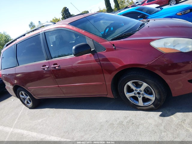 2008 Toyota Sienna Le მანქანა იყიდება აუქციონზე, vin: 5TDZK23C58S195847, აუქციონის ნომერი: 45272573