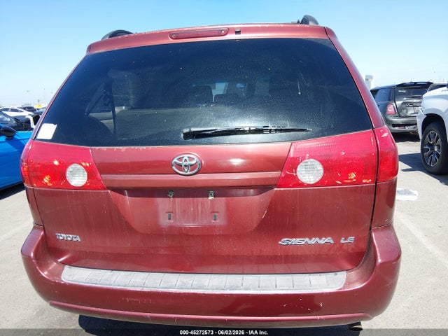 2008 Toyota Sienna Le მანქანა იყიდება აუქციონზე, vin: 5TDZK23C58S195847, აუქციონის ნომერი: 45272573