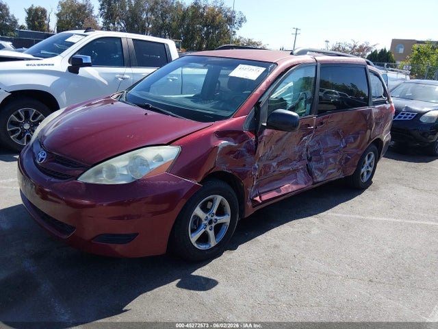 2008 Toyota Sienna Le მანქანა იყიდება აუქციონზე, vin: 5TDZK23C58S195847, აუქციონის ნომერი: 45272573