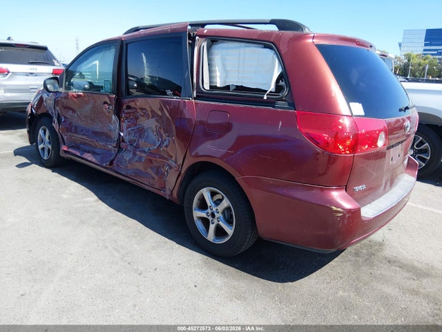 2008 Toyota Sienna Le მანქანა იყიდება აუქციონზე, vin: 5TDZK23C58S195847, აუქციონის ნომერი: 45272573