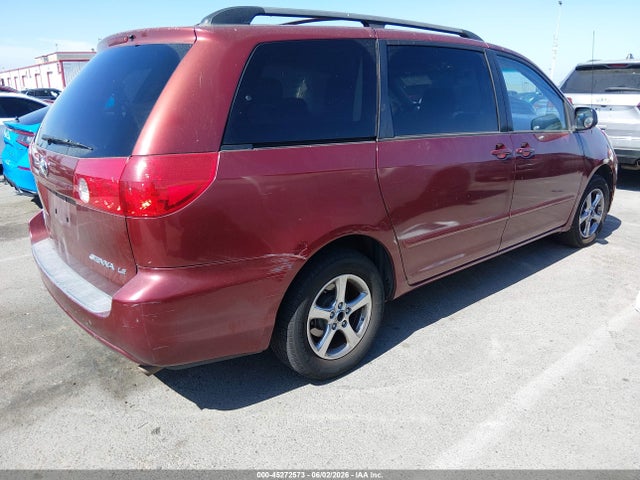 2008 Toyota Sienna Le მანქანა იყიდება აუქციონზე, vin: 5TDZK23C58S195847, აუქციონის ნომერი: 45272573