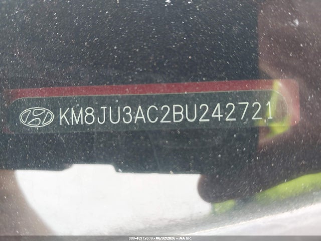 Auction sale of the 2011 Hyundai Tucson Limited, vin: KM8JU3AC2BU242721, lot number: 45272608