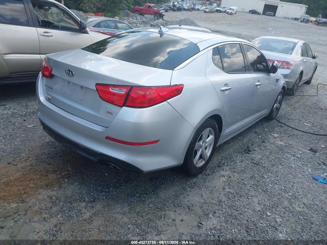2014 Kia Optima Lx მანქანა იყიდება აუქციონზე, vin: 5XXGM4A70EG329941, აუქციონის ნომერი: 45272755