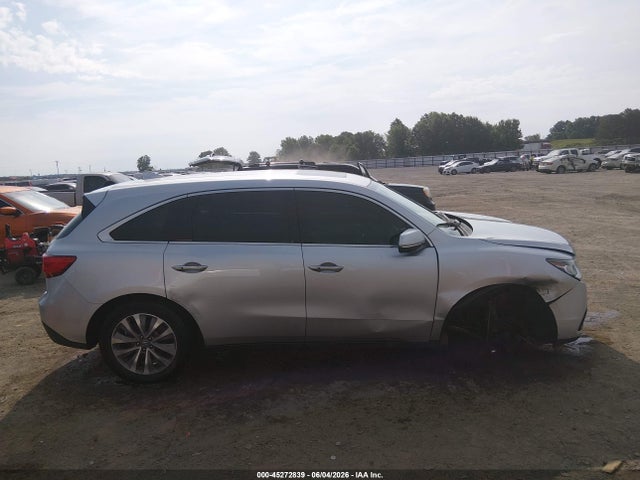 2015 Acura Mdx Technology Package მანქანა იყიდება აუქციონზე, vin: 5FRYD4H40FB015533, აუქციონის ნომერი: 45272839