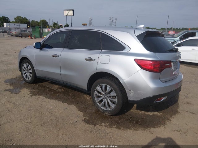 2015 Acura Mdx Technology Package მანქანა იყიდება აუქციონზე, vin: 5FRYD4H40FB015533, აუქციონის ნომერი: 45272839