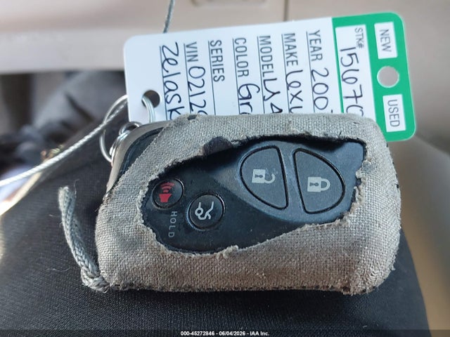 45272846 :رقم المزاد ، JTHBL46F975021296 vin ، 2007 Lexus Ls 460 مزاد بيع