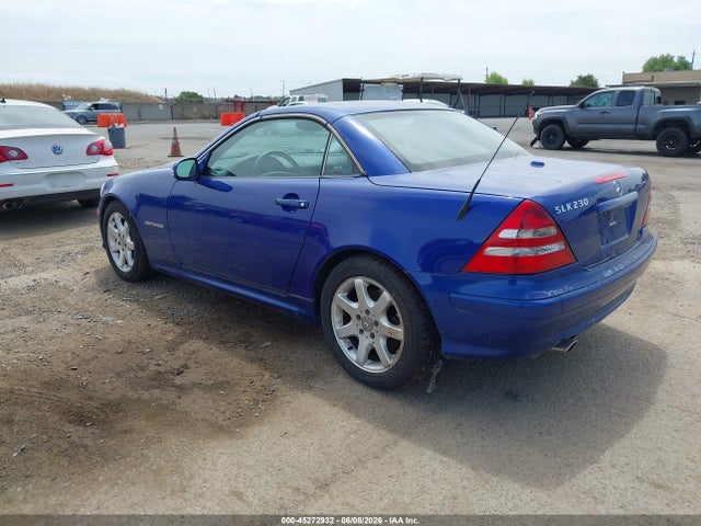 Aukcja sprzedaży 2001 Mercedes-benz Slk 230 Kompressor, vin: WDBKK49F31F225107, numer aukcji: 45272932