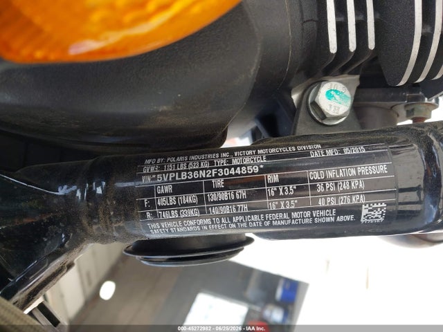 Victory Motorcycles Gunner 2015 5VPLB36N2F3044859 Image 10