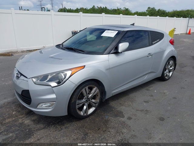 45273117 :رقم المزاد ، KMHTC6AD6CU075576 vin ، 2012 Hyundai Veloster Base W/black مزاد بيع