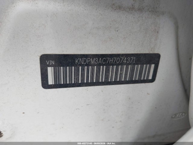 Продаж на аукціоні авто 2017 Kia Sportage Lx, vin: KNDPM3AC7H7074371, номер лоту: 45273145