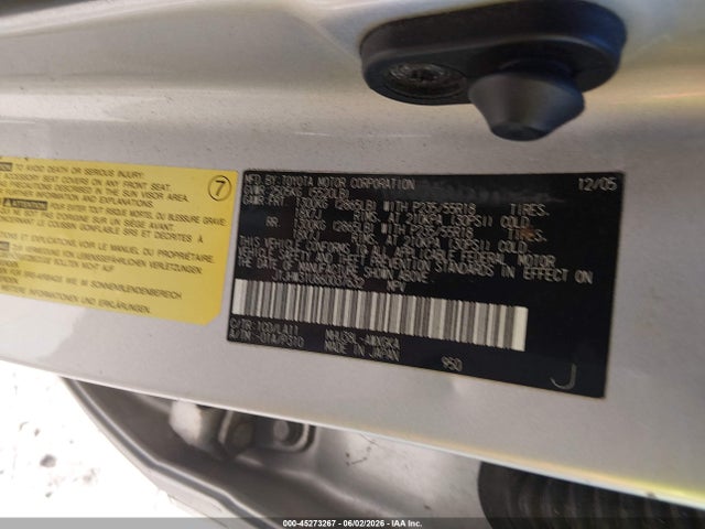 Aukcja sprzedaży 2006 Lexus Rx 400h, vin: JTJHW31U860037632, numer aukcji: 45273267