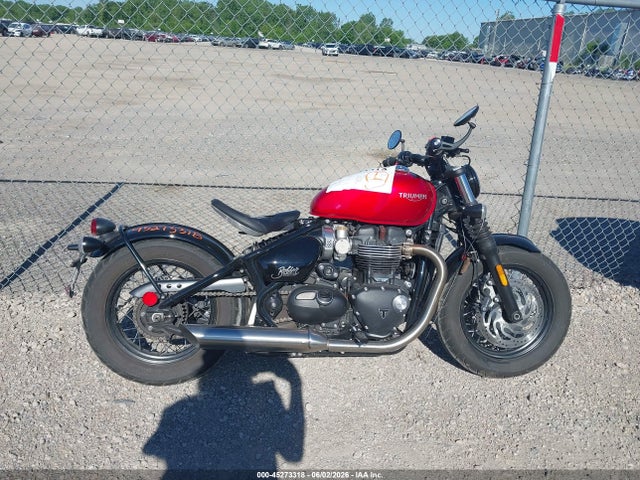 Auction sale of the 2023 Triumph Motorcycle Bonneville Bobber, vin: SMTD53HL6PTBD0179, lot number: 45273318
