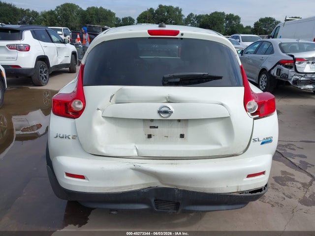 2012 Nissan Juke Sl მანქანა იყიდება აუქციონზე, vin: JN8AF5MV3CT107234, აუქციონის ნომერი: 45273344