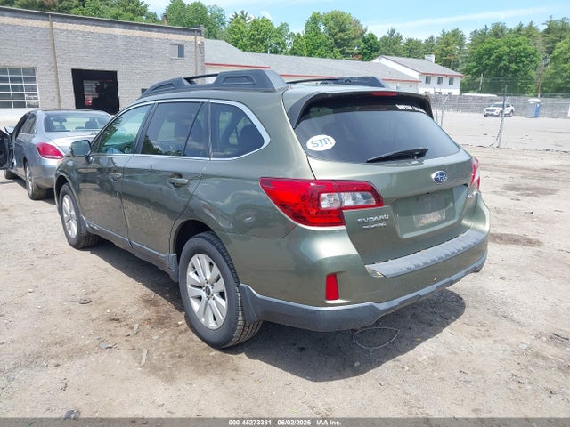2015 Subaru Outback 2.5i Premium მანქანა იყიდება აუქციონზე, vin: 4S4BSADC8F3215254, აუქციონის ნომერი: 45273381