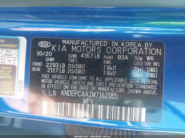 KIA Seltos Lx 2021 KNDEPCAA2M7162185 Image 9