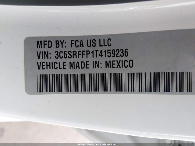 Продаж на аукціоні авто 2026 Ram 1500 Big Horn  4x4 5'7 Box, vin: 3C6SRFFP1T4159236, номер лоту: 45273445