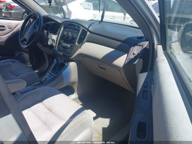 Auction sale of the 2003 Toyota Highlander V6, vin: JTEGF21A430088602, lot number: 45273537