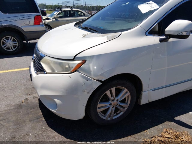 2015 Nissan Quest Sl მანქანა იყიდება აუქციონზე, vin: JN8AE2KP6F9121782, აუქციონის ნომერი: 45273641