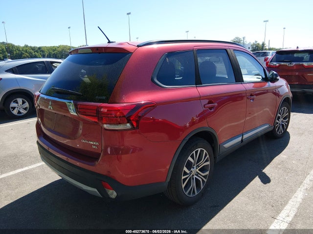 2016 Mitsubishi Outlander Sel მანქანა იყიდება აუქციონზე, vin: JA4AZ3A37GZ047966, აუქციონის ნომერი: 45273670