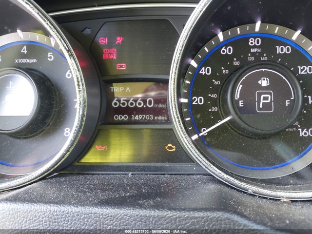 Aukcja sprzedaży 2014 Hyundai Sonata Gls, vin: 5NPEB4AC0EH921032, numer aukcji: 45273703